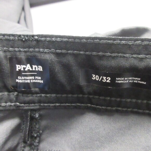 Prana Relaxed Fit Men Hiking Pants Convertible Roll Up Stretch 30 x 32 Gray 372 - Picture 3 of 16